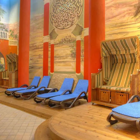 호텔 Seetelhotel Pommerscher Hof Wellnesshotel Im Herzen Der Kaiserbaeder Mit Direktem Zugang Zur Wellnessoase Shehrazade 제바트헤링스도르프