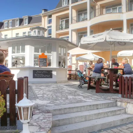 Seetelhotel Pommerscher Hof Wellnesshotel Im Herzen Der Kaiserbaeder Mit Direktem Zugang Zur Wellnessoase Shehrazade Ξενοδοχείο Χέρινγκσντορφ