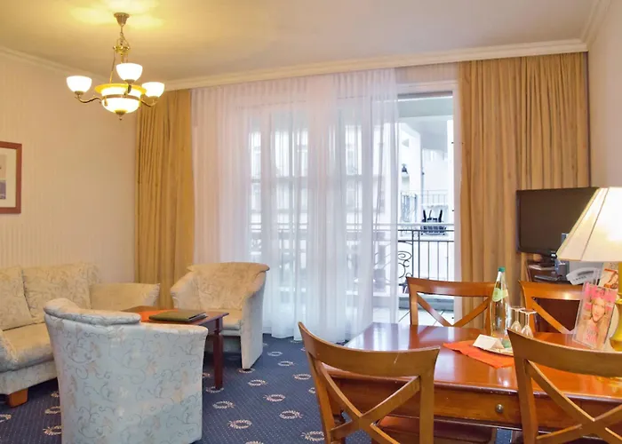Seetelhotel Pommerscher Hof Wellnesshotel Im Herzen Der Kaiserbaeder Mit Direktem Zugang Zur Wellnessoase Shehrazade Hotell